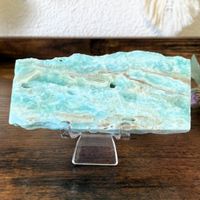 ✲ Hemimorphit Scheibe ✲ 196g / 120mm Hemimorphite Platte