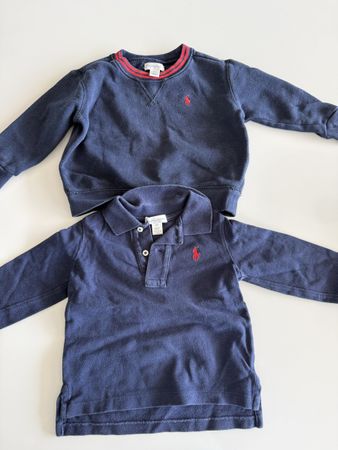 Ralph Lauren Pullover 18M Langarmshirt 12M Blau
