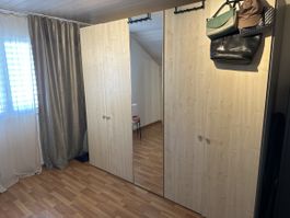 Kleiderschrank 3 Tueren Spiegel Bucheoptik, bis 11,7 abholen
