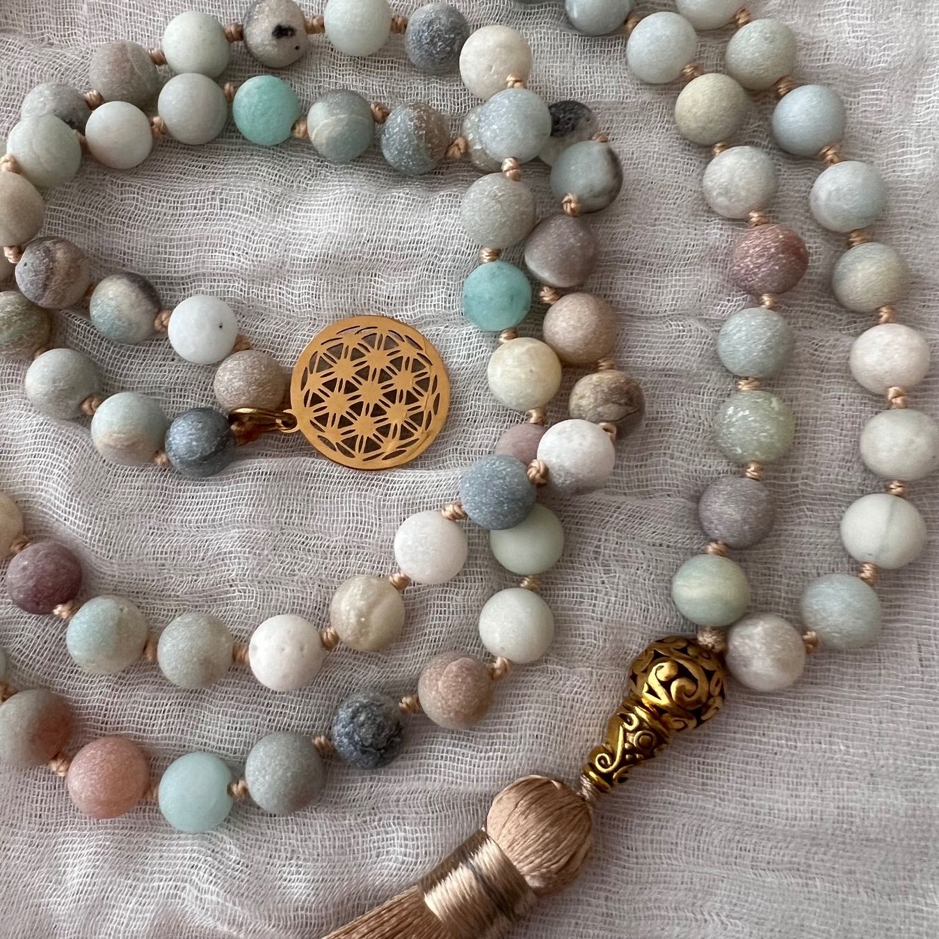 Catenine: Mala en amazonite – Nuovo e nell'imballaggio originale da Pully venduto da sunaddict 1