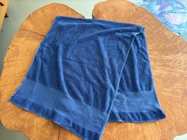 Blaues Frottetuch | Serviette éponge bleue |164x62 cm