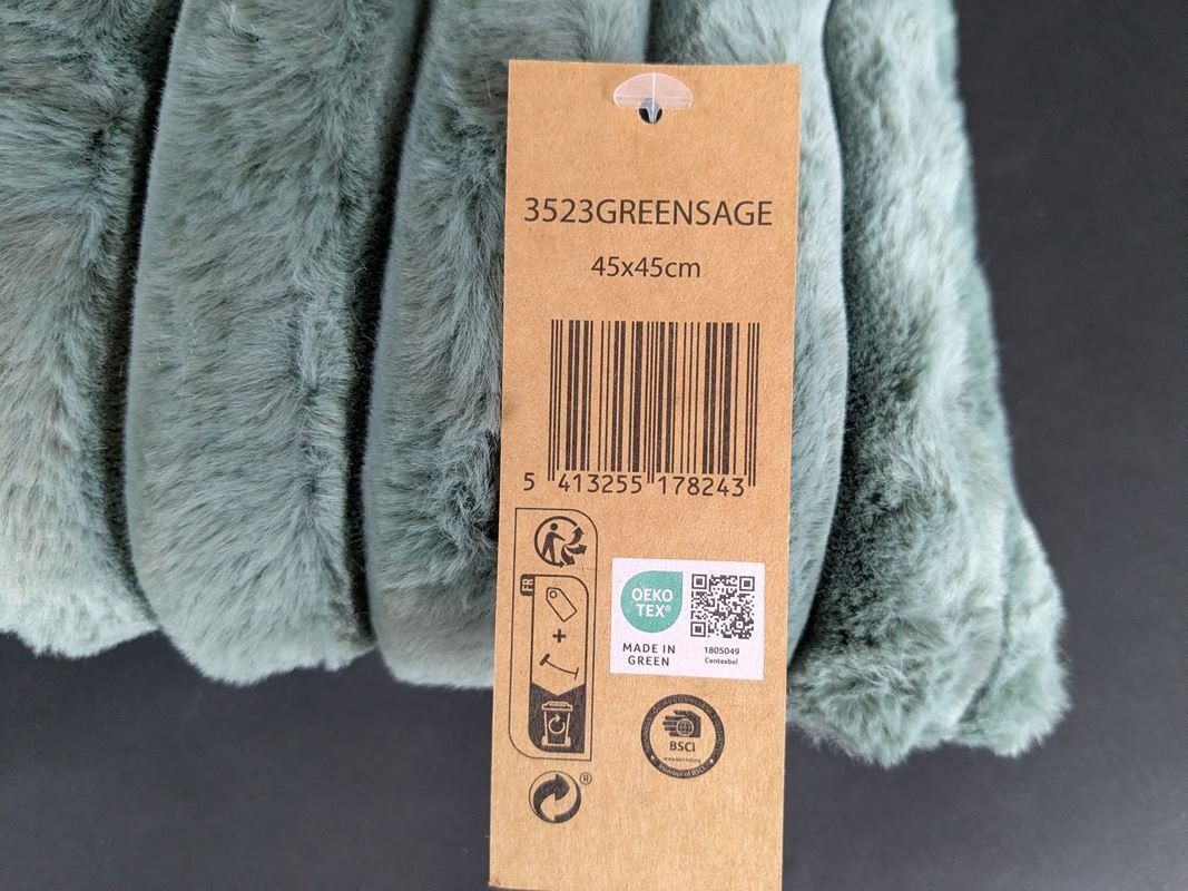 Cuscini: TISECO HOME STUDIO Kissen Greensage – Nuovo (secondo la descrizione) da Thun venduto da Restwert_Thun 2