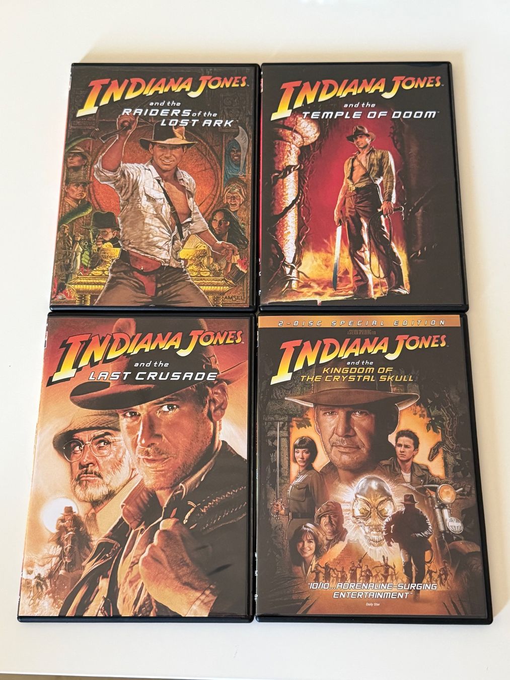 Tutti i DVDs: Indiana Jones The Complete Collection DVD Boxset – Nuovo (secondo la descrizione) da Altstätten SG venduto da sheamus 3