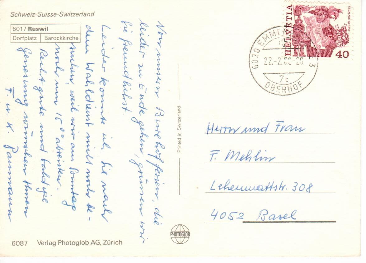 Cartes postales: Ruswil – D'occasion à Wolhusen par Curver9 1