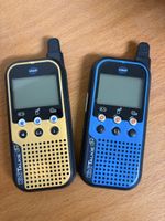 VTech KidiTalkie Funkgerat Set gelb blau gebrauchter Zustand