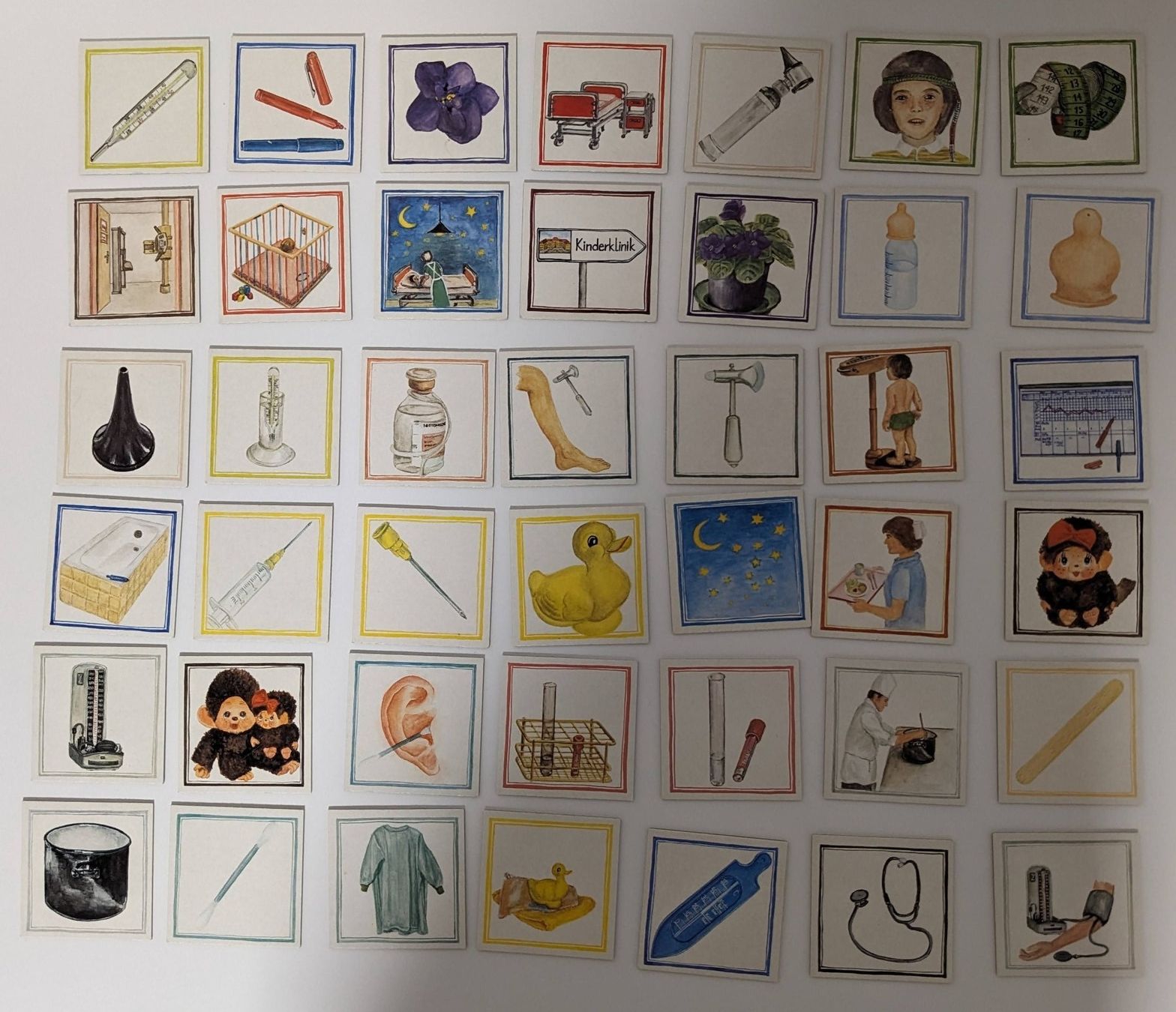 Giochi: KRANKENHAUS Memory Spiel Legespiel, vintage – Usato da Zürich venduto da Good_old_days 2