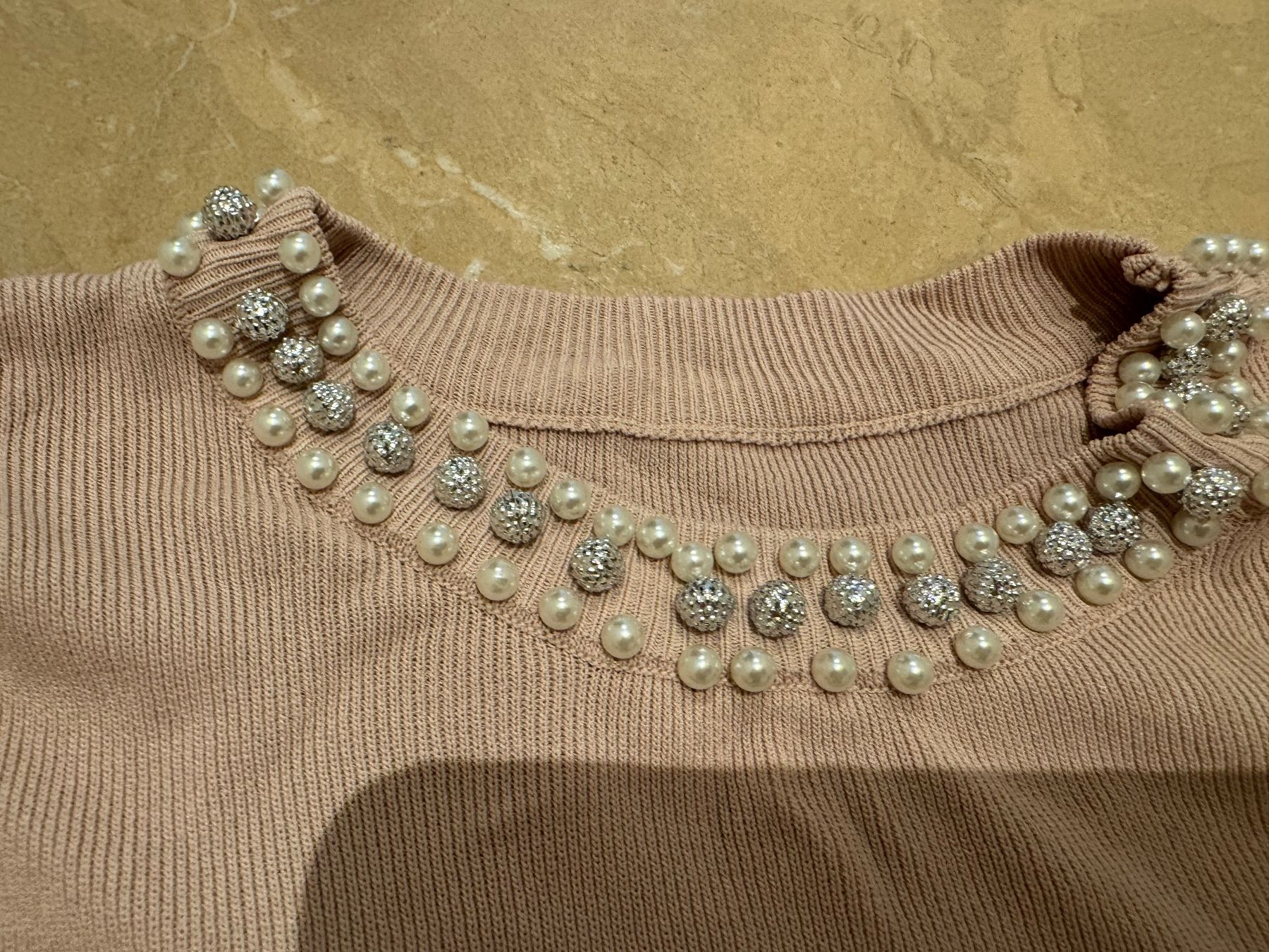 Top: neues elegantes Perlen Top, S – Nuovo (secondo la descrizione) da Klingnau venduto da Markus14 2