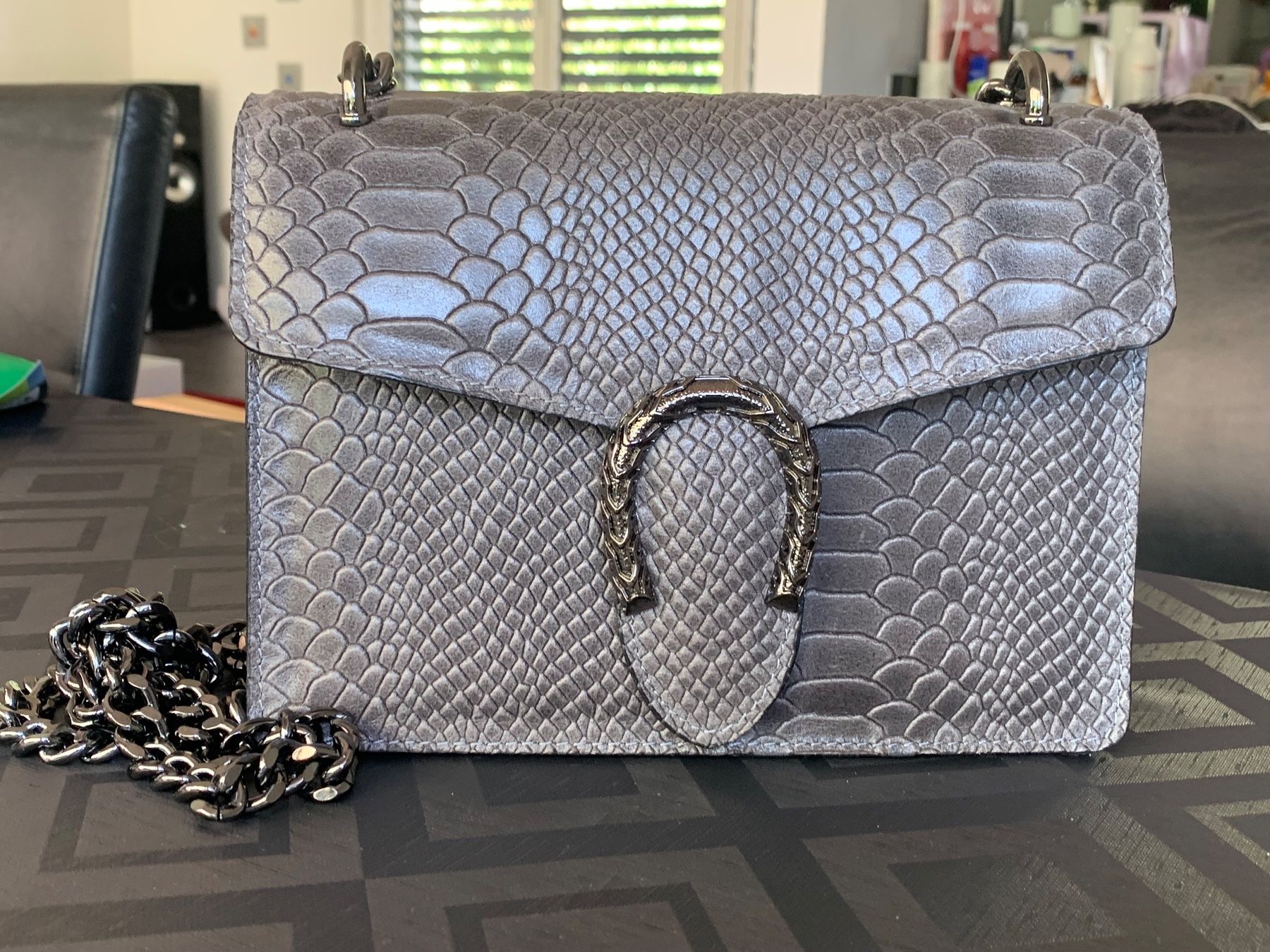 Borse da donna: Sac en cuir gris anthracite – Nuovo (secondo la descrizione) da Fully venduto da Sassa68