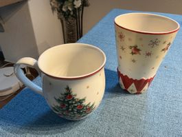 2 Weihnachtstassen Villeroy & Boch