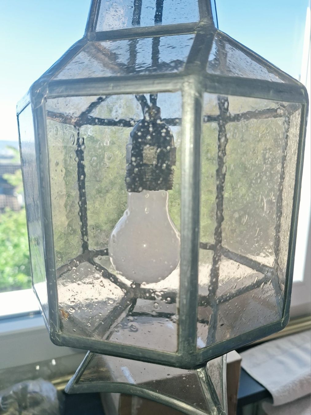 Lampade: * Stilvolle ZinnRauchglasDeckenleuchte * – Usato da Weiningen ZH venduto da nic--ole 2