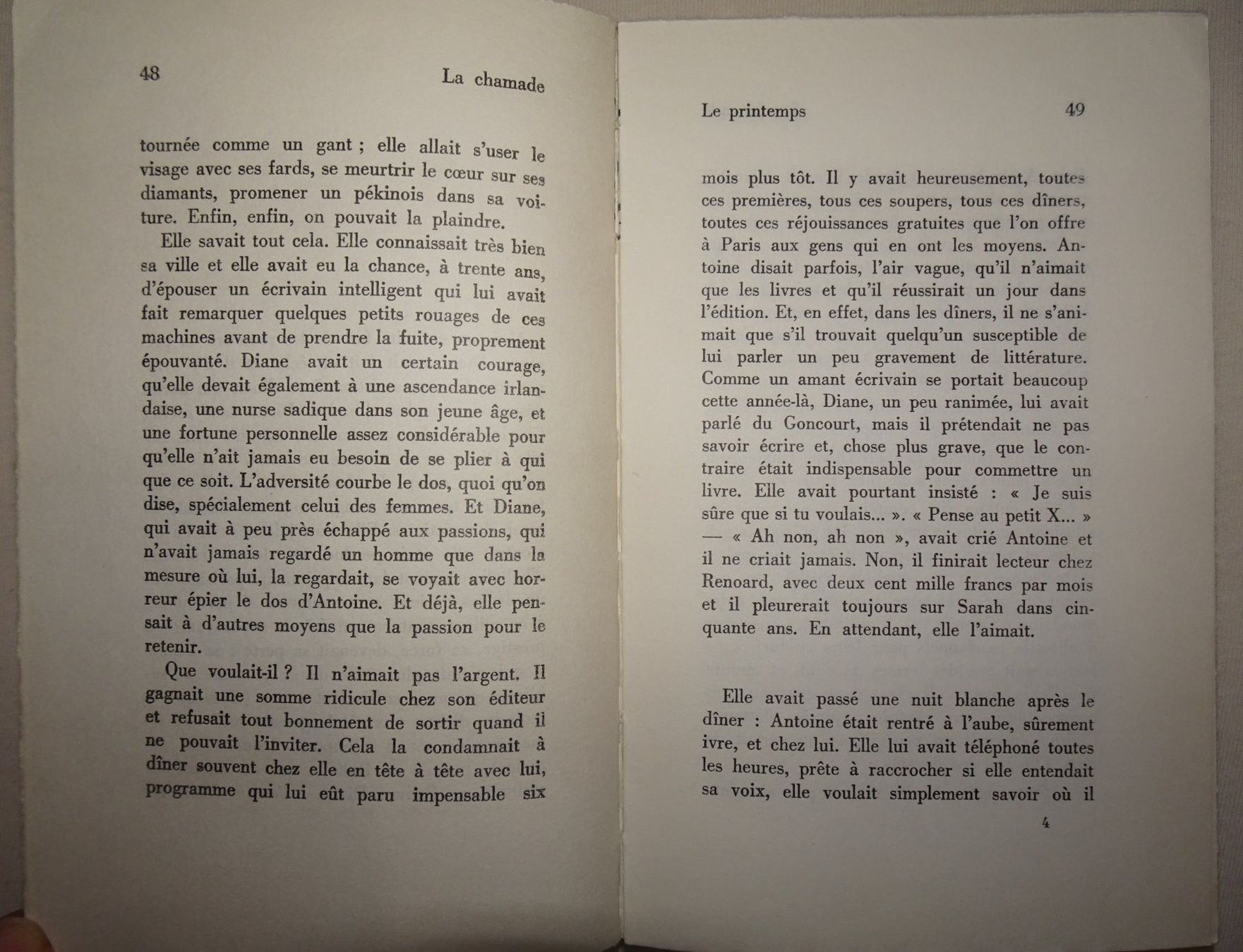 Libri: La Chamade, Françoise Sagan, édition Julliard – Usato da Châtelaine venduto da fil_7lqg 4