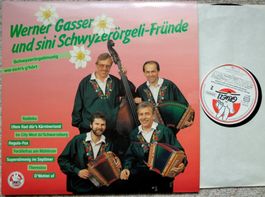 Werner Gasser Und Sini Schwyzerörgeli-Fründe LP GEWASCHEN