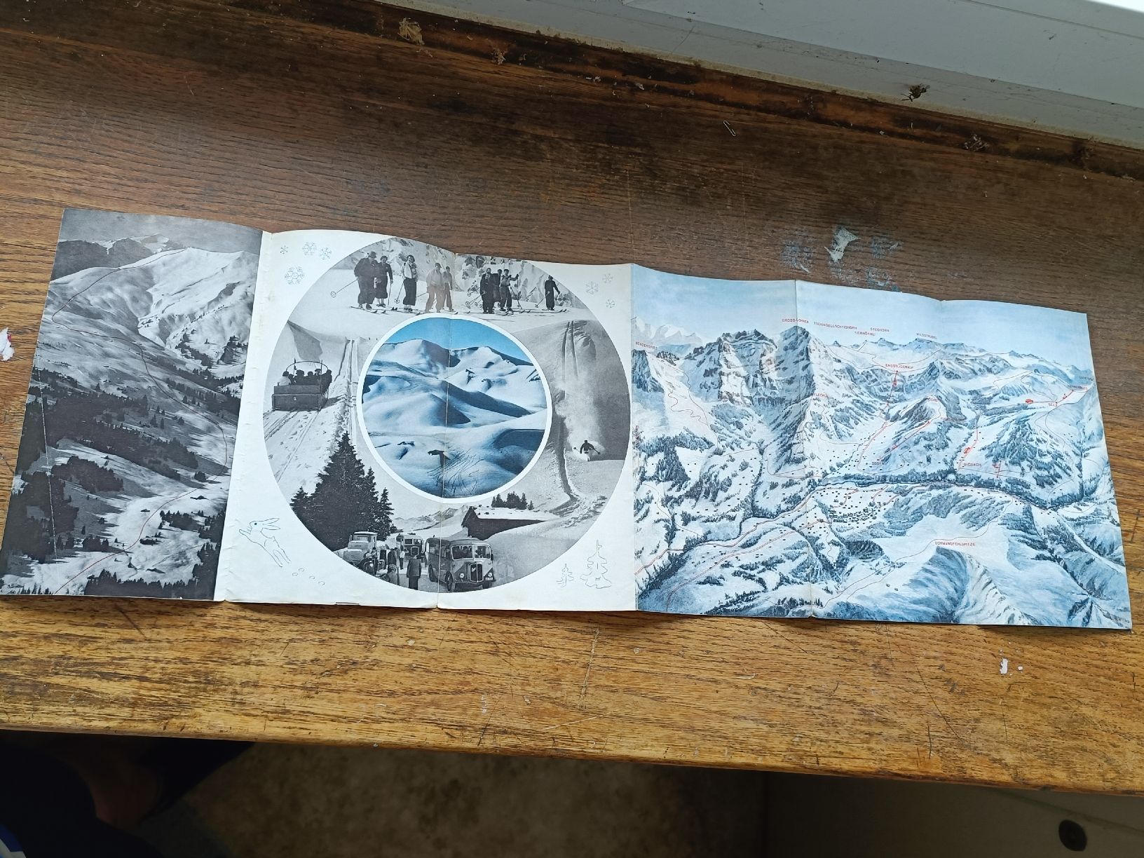 Dokumente: Alter Prospekt / Adelboden - Ausgabe 1939 – Gebraucht aus Brugg AG von Ente015 1