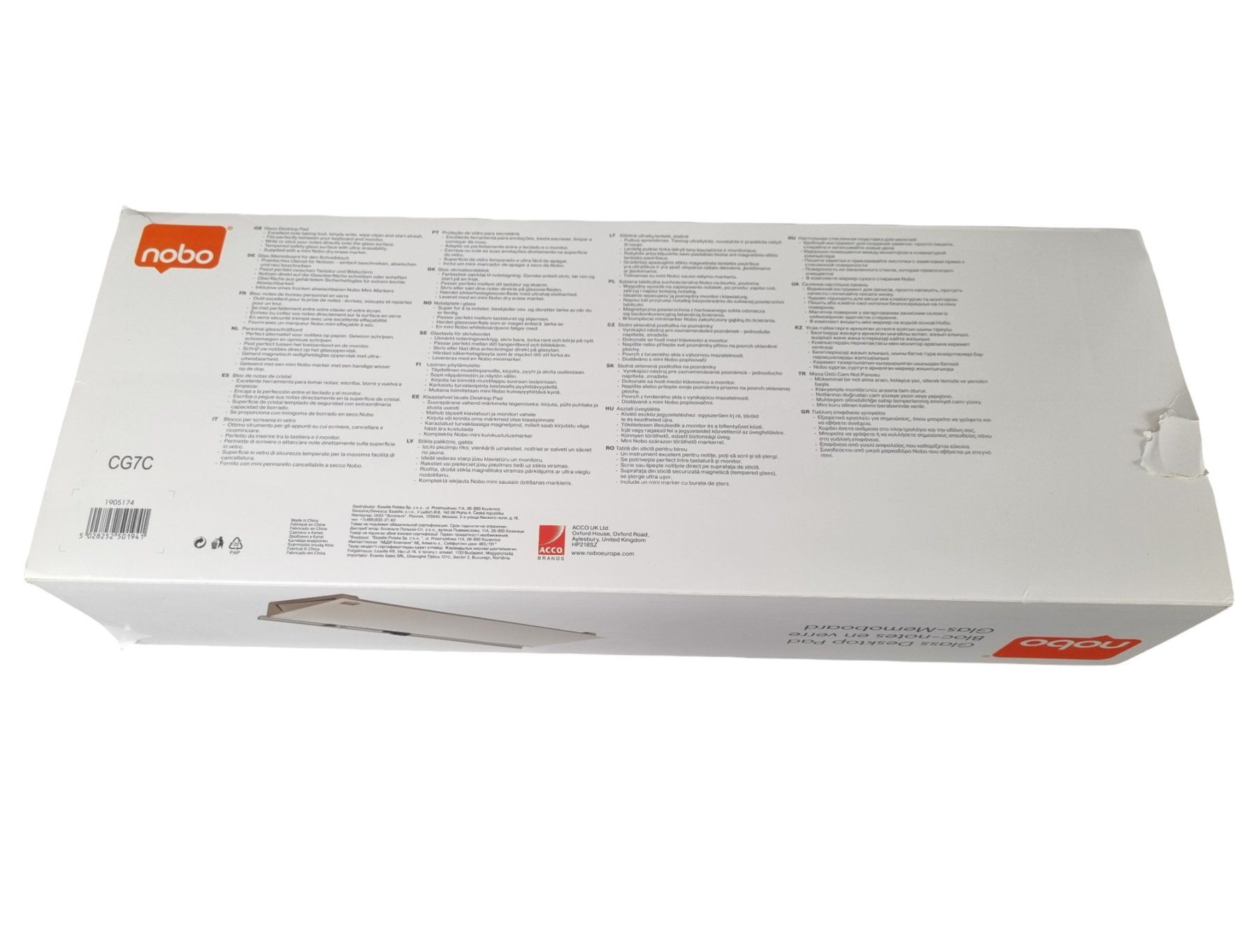 Blocchi: NOBO Glas Desktop Notizboard mit Schublade – Usato da Wangen b. Olten venduto da Restwert_Wangen 2