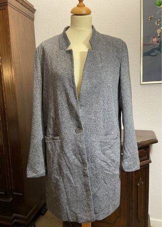 VERO MODA Jacke Mantel grau meliert Gr. 40