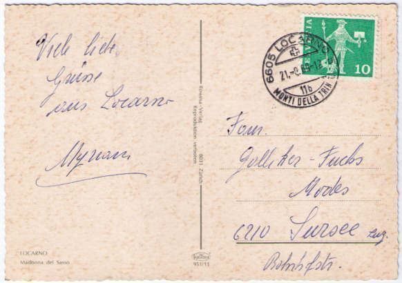 Cartes postales: Locarno - Madonna del Sasso – D'occasion à Binningen par Mountainrider 1