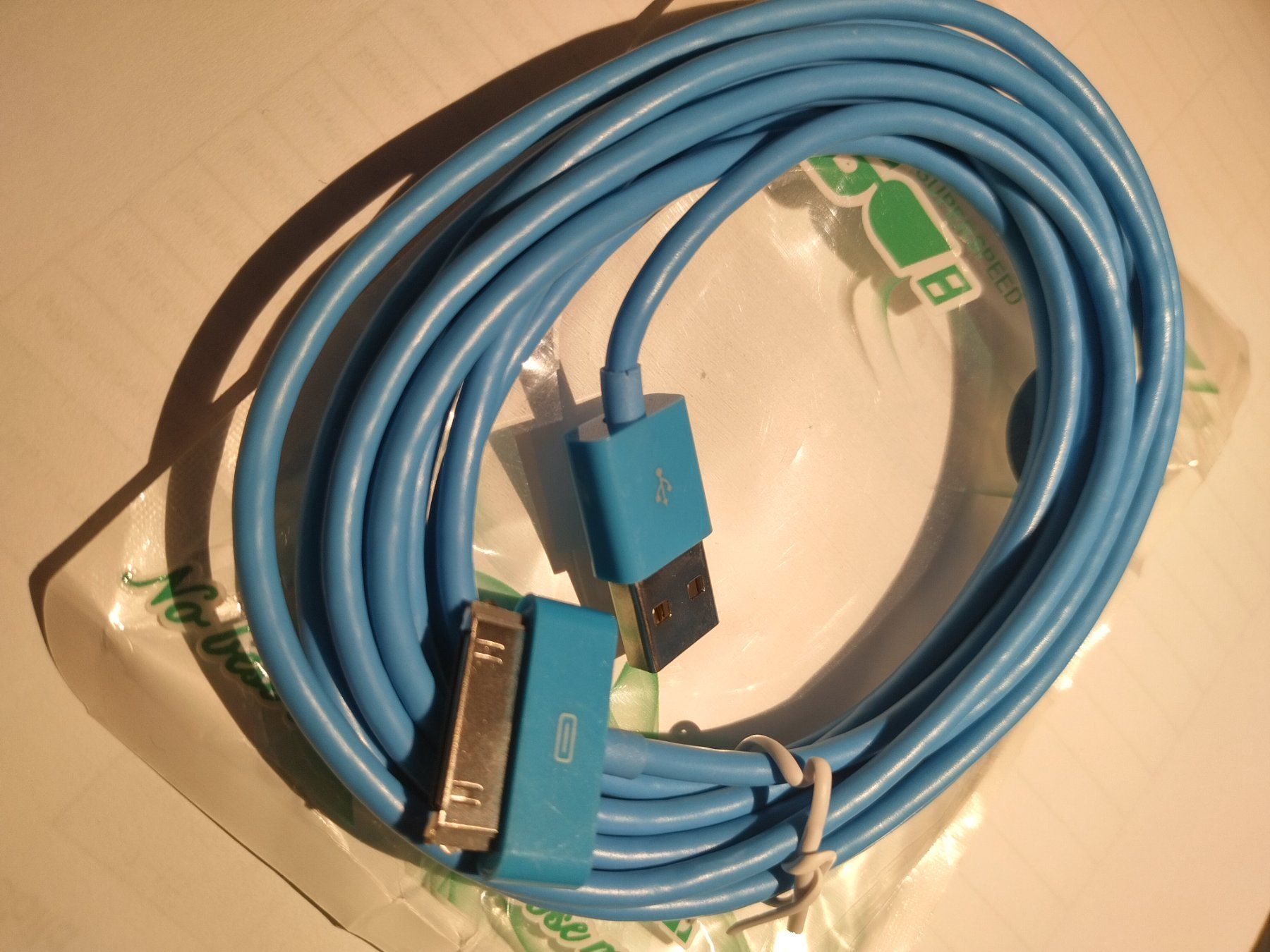 Cavi: 30pin zu USB Kabel Blau, 3meter – Nuovo e nell'imballaggio originale da Ermatingen venduto da rik4rdo 1