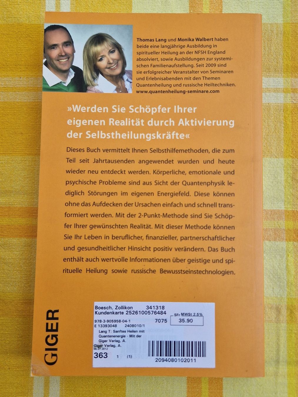Bücher: Sanftes Heilen mit Quantenenergie – Neu (gemäss Beschreibung) aus Rüti ZH von Gigelisuppe 1