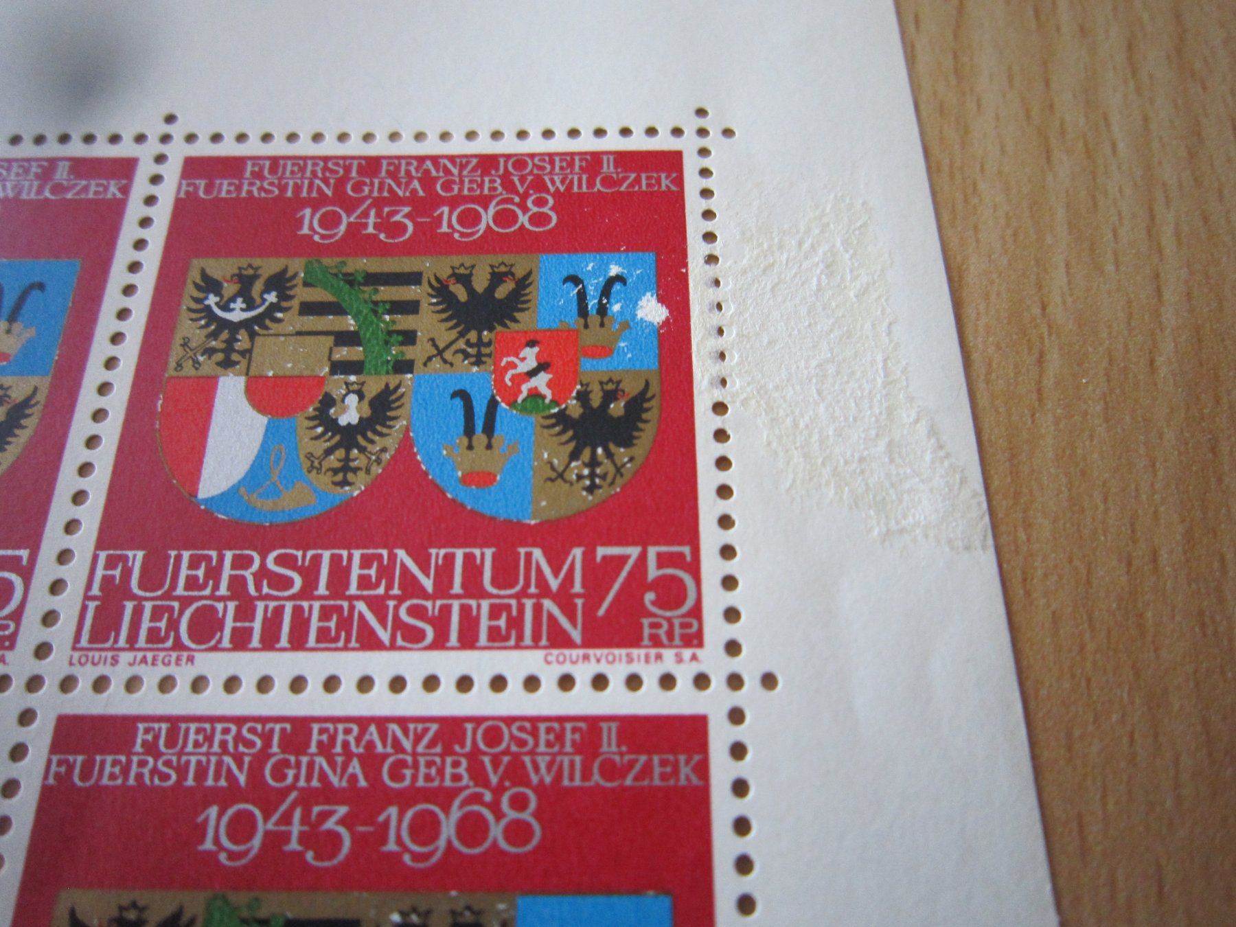 Tous les timbres: Lichtenstein Block 1968 – D'occasion à Giubiasco par sal_9j6w 1
