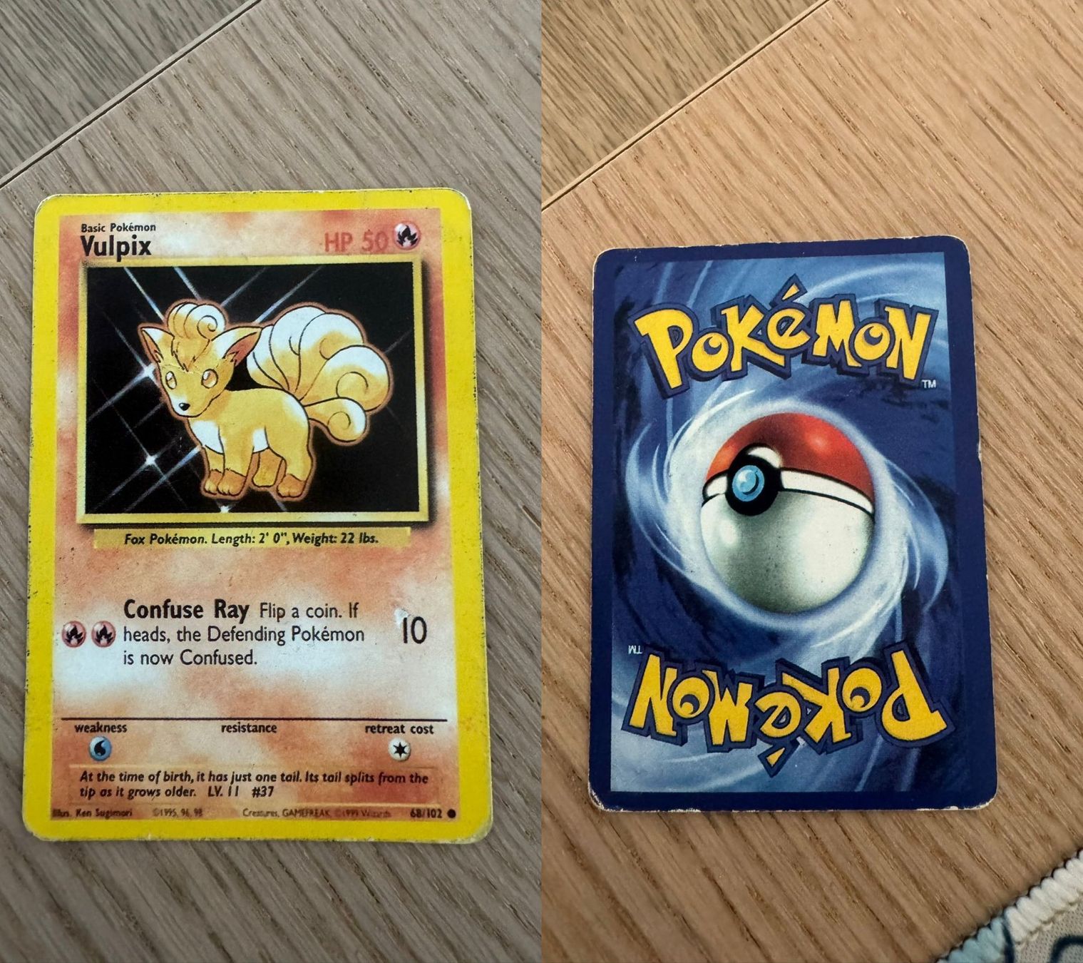 Pokémon Sammelbilder & Trading cards: Vulpix 68/102 – Gebraucht aus Chavannes-Renens von skywalker1942