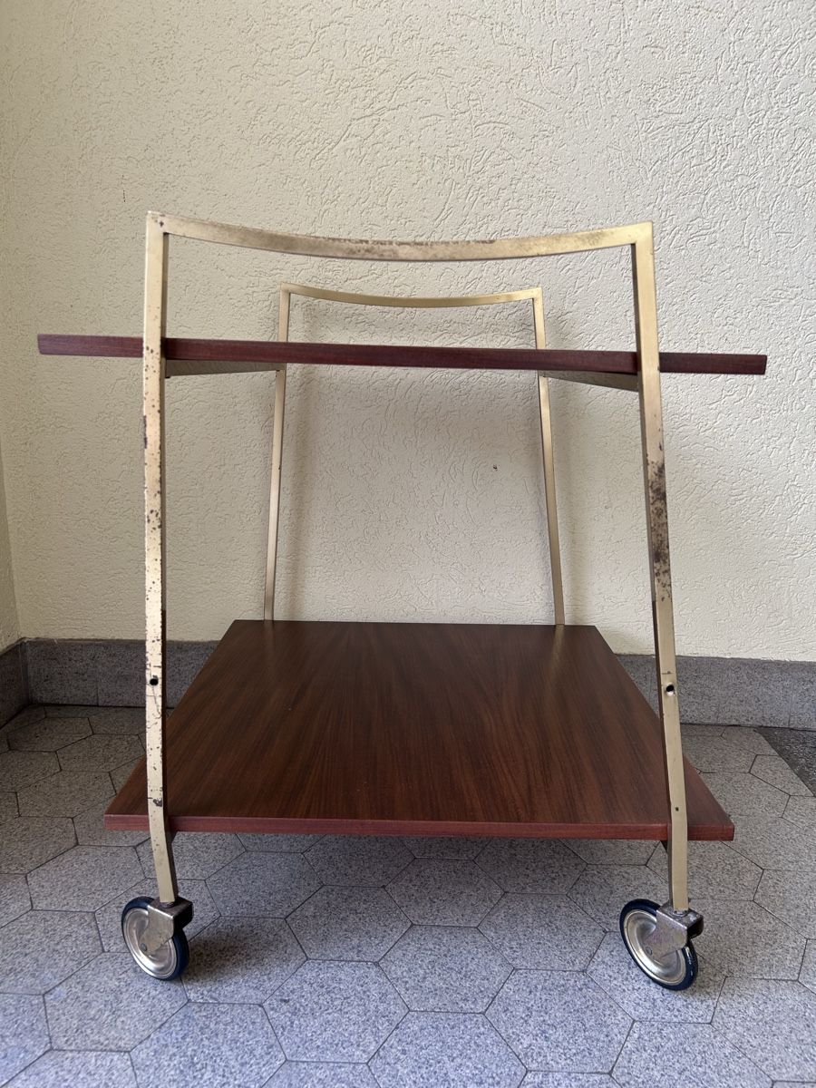 Tavoli: Servierwagen mit Rollen Holz Mid Century  – Usato da Zürich venduto da ann_9fv5 3