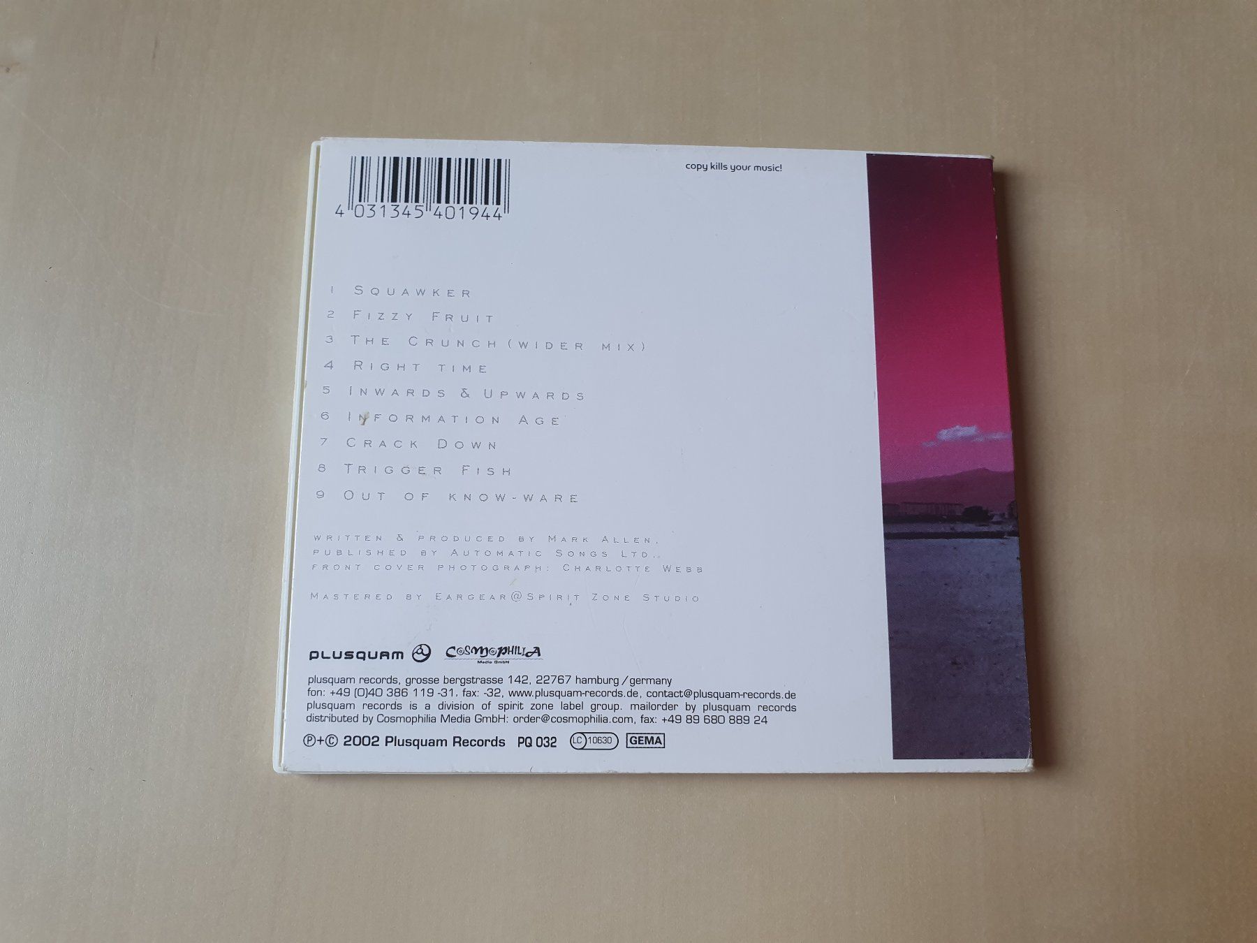 CD: Hopefiend Out of Know-Ware – Usato da Stansstad venduto da collectorsshop 1