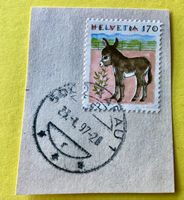 Nr.868 mit Stempelt Esel  Aarau