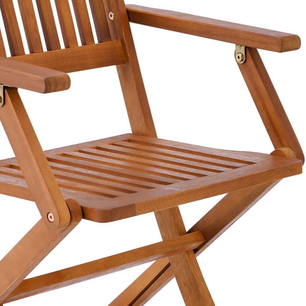 Sedie da giardino: Gartenstuhl 2er-Set Akazienholz klappbar – Nuovo e nell'imballaggio originale da Bottighofen venduto da zaap 4