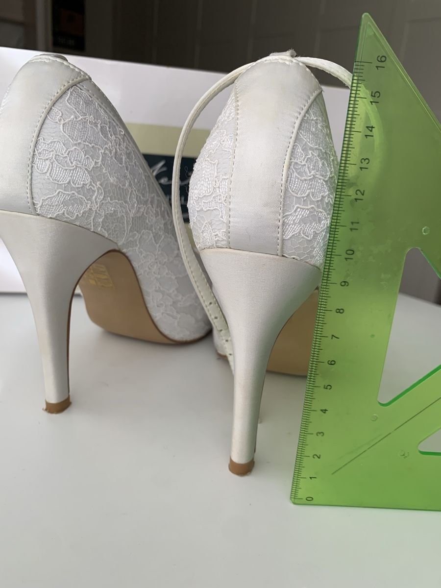 Scarpe da donna: Brautschuhe G. Westerleigh Gr. 37 – Usato da Wabern venduto da sonicblind 5