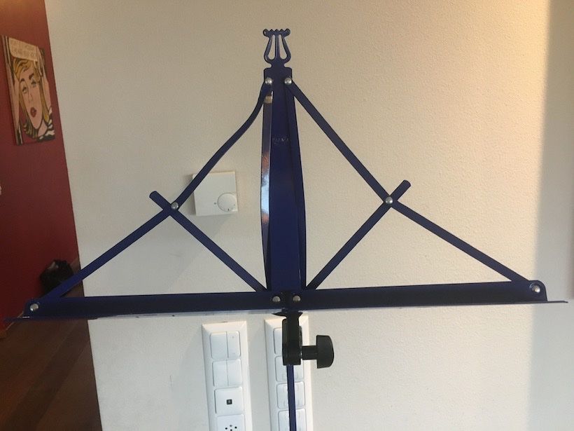 Altro in Decorazioni & Accessori: Support de partition pliable en métal bleu – Usato da BASSINS venduto da lulu150971 2