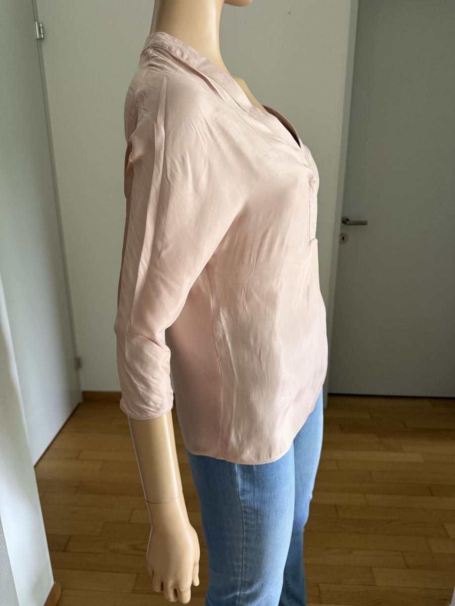 Zara Camicette: Zara Basic Bluse Grösse XS zartrosa Kurzarmbluse Rosa Top – Nuovo (secondo la descrizione) da Glattpark(Opfikon) venduto da neu_z6sm 2
