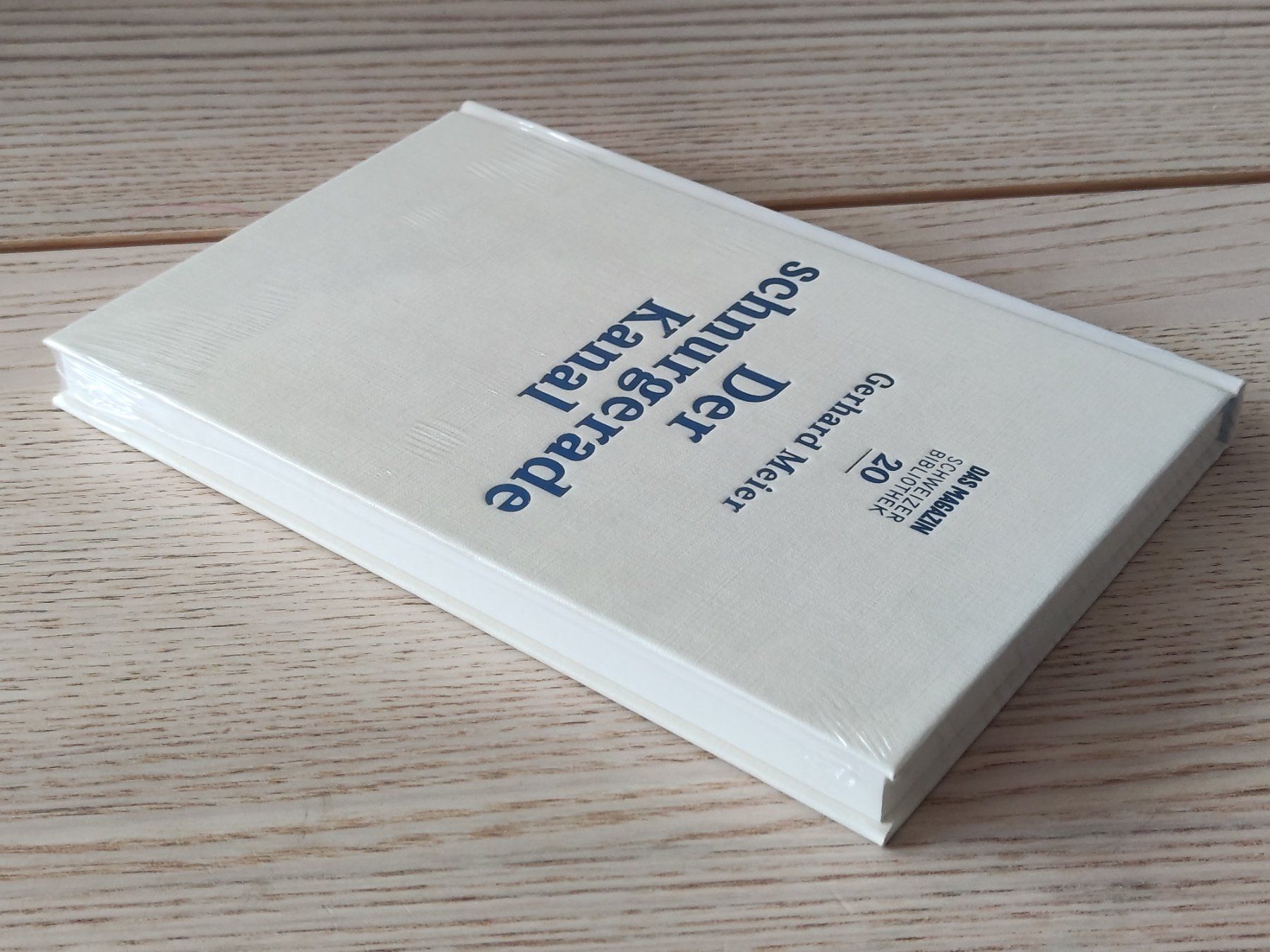Libri: Gerhard Meier – Der schnurgerade Kanal – Nuovo e nell'imballaggio originale da Schaffhausen venduto da philscardstore 3