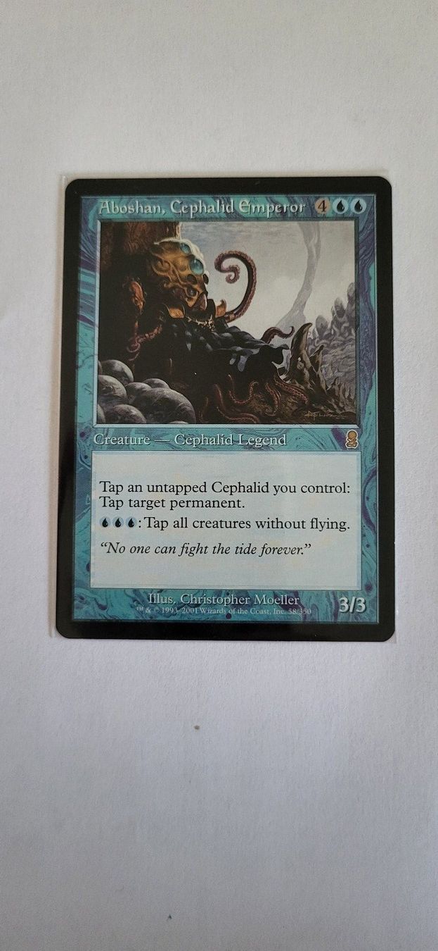Magic The Gathering Carte collezionabili: MTG - Aboshan, Cephalid Emperor – Usato da Münsingen venduto da Heroism2010