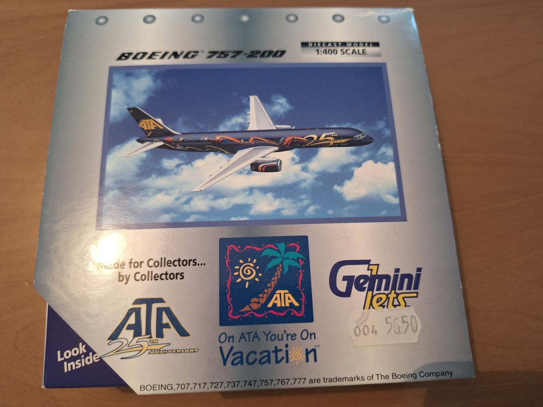 Boeing Modellbausätze & Standmodelle: ATA Boeing 757-200 1:400 – Gebraucht aus Sargans von nicsam1815