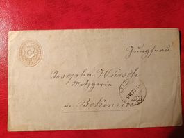 COUVERT VON 1873 MIT TÜBLI BRIEFMARKE