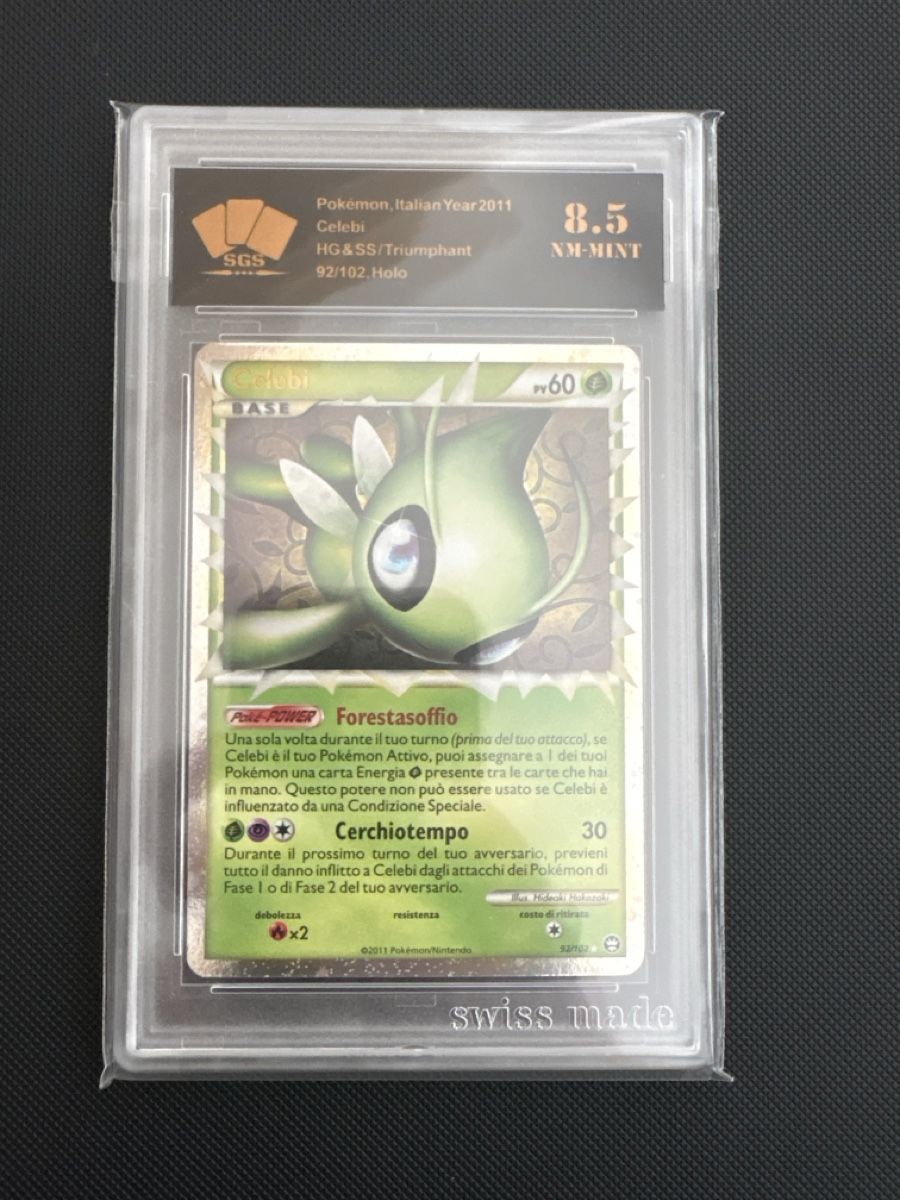 Pokémon Carte collezionabili: Celebi Prime ITA Grading 8.5 – Nuovo e nell'imballaggio originale da Camorino venduto da JulianGhisletta