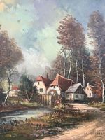 Öl auf Leinwand, W. Hoesen