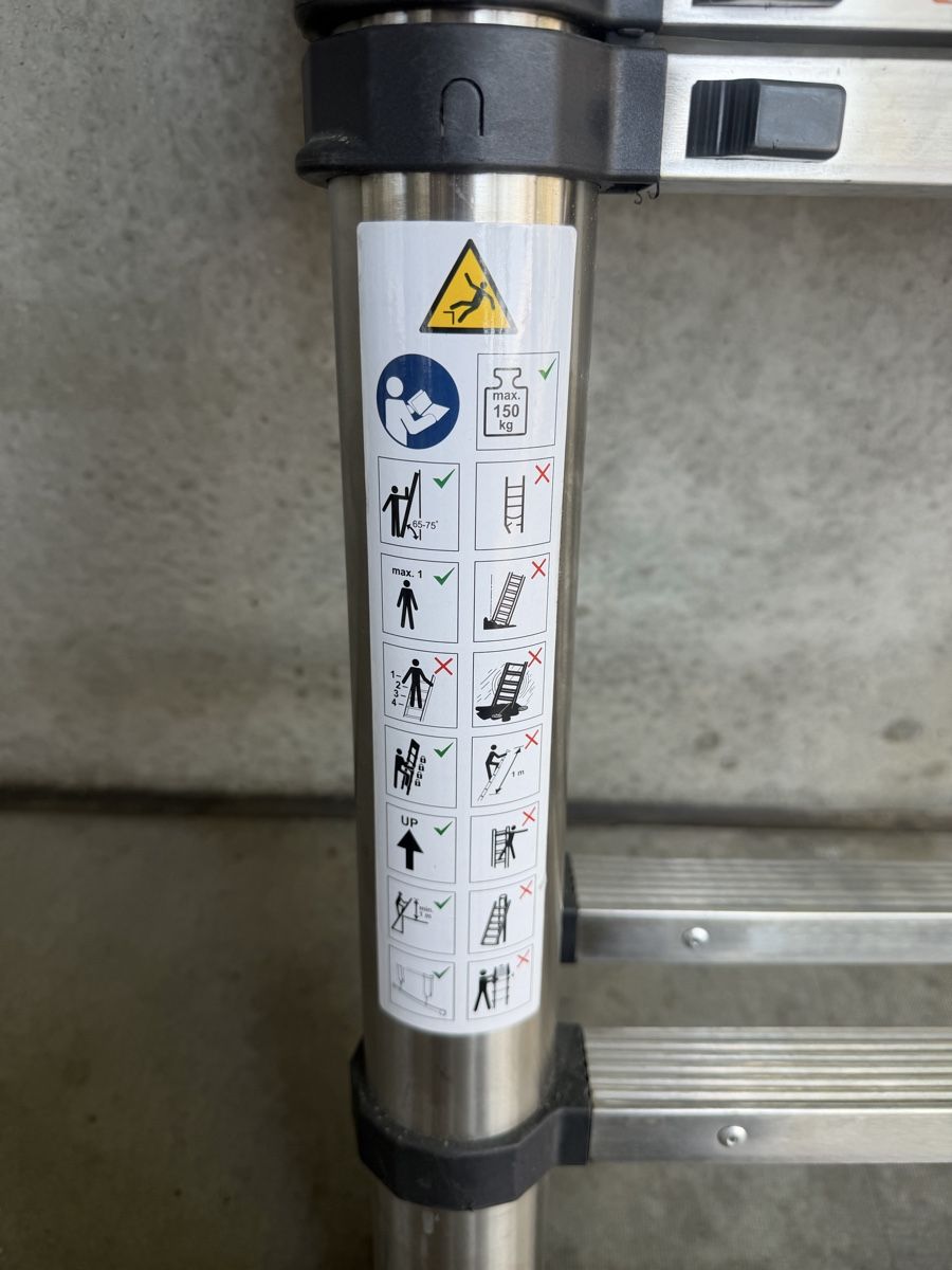 Echelles: Teleskopleiter 2.5M+2.5M Aluminium – Neuf (Voir description) à Zürich par Ermsa 5