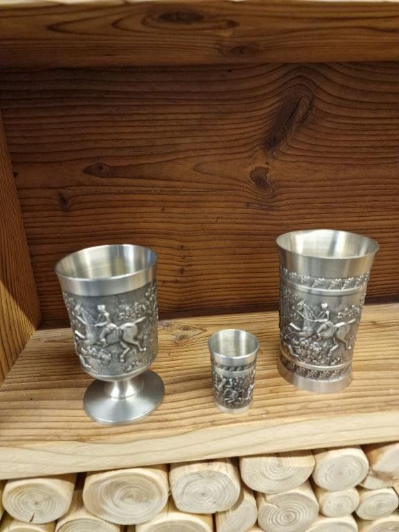 Tazze: Zinnbecher 18 Stück – Nuovo (secondo la descrizione) da Urnäsch venduto da Rothirsch1954