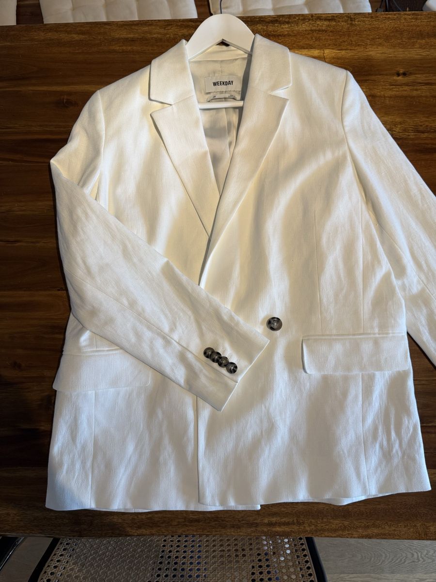 Weekday Giacche: Cream Weekday Blazer – Usato da Luzern venduto da Itsclaire 3