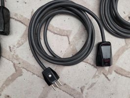 Verlängerungskabel 2.5m T13 schwarz 3x1.5mm² Stromkabel