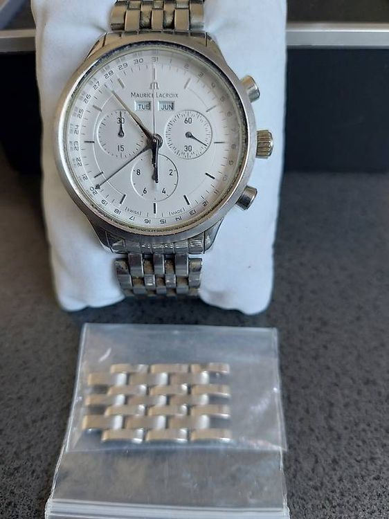 Maurice Lacroix Orologi: Uhr Maurice Lacroix Chronograph – Usato da Basel venduto da mabu46
