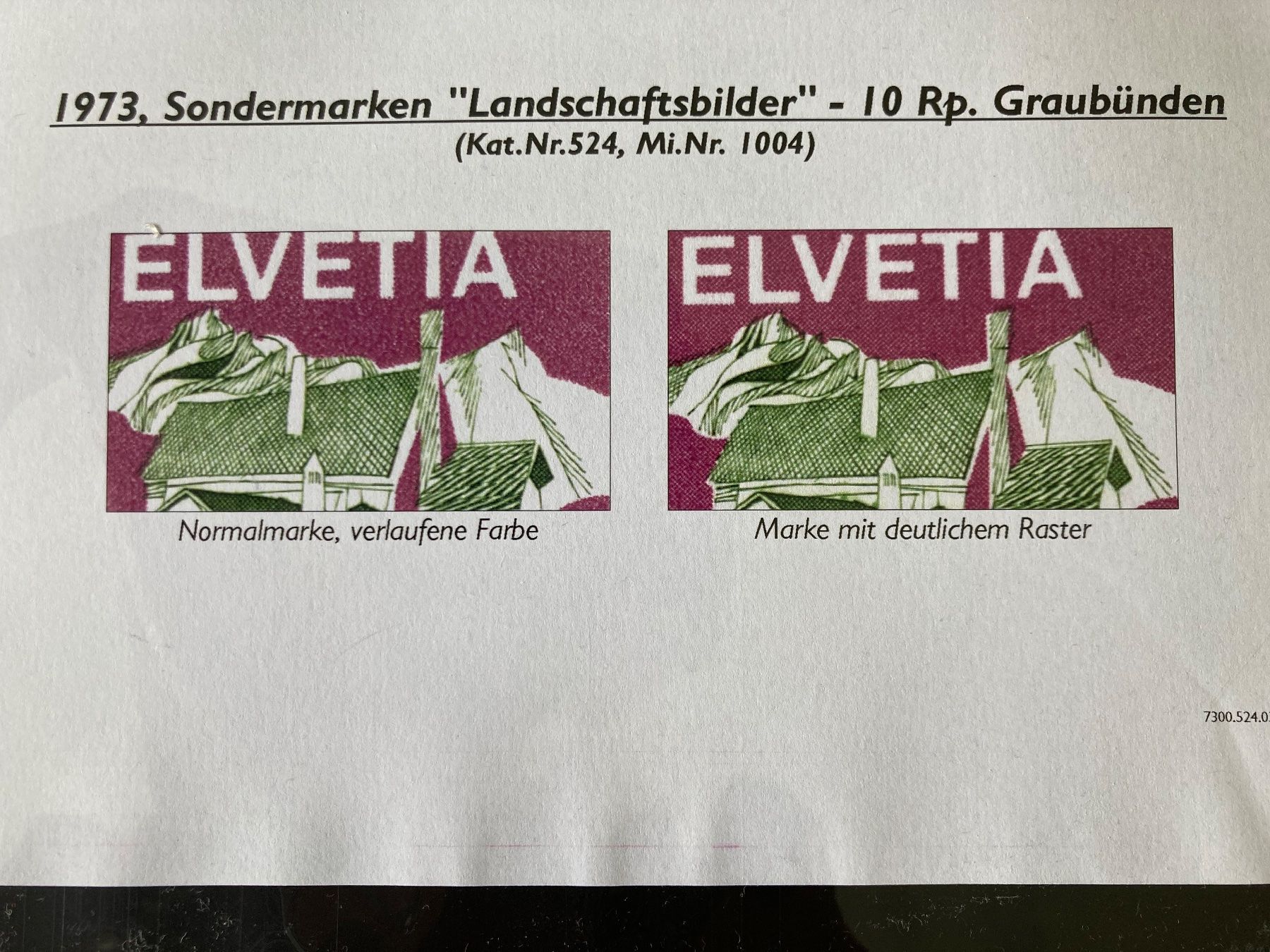 Tutti i francobolli: Schweizer Briefmarken Abarten Graubünden 10Rp – Usato da Mönchaltorf venduto da Tschibi 7
