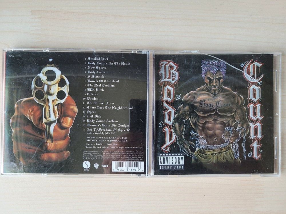 Body Count Body Count CD 1992 Kaufen auf Ricardo