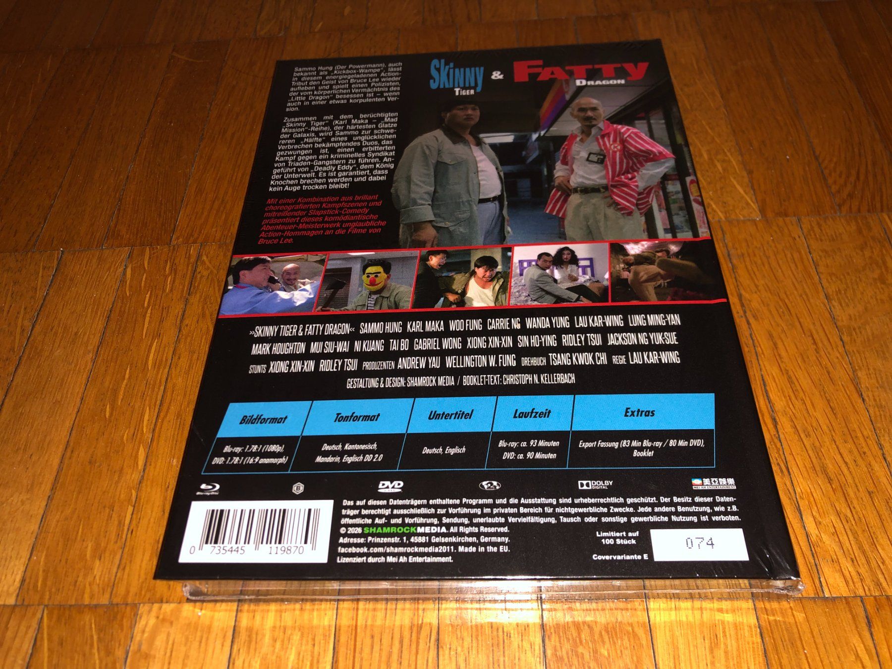 Alle DVDs: Skinny Tiger - MEDIABOOK - E - UNCUT – Neu und originalverpackt aus Basel von havsok 1