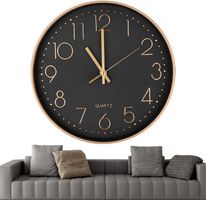 Modern Rund Wanduhr Ohne Tickgeräusche, Kinder, Gross