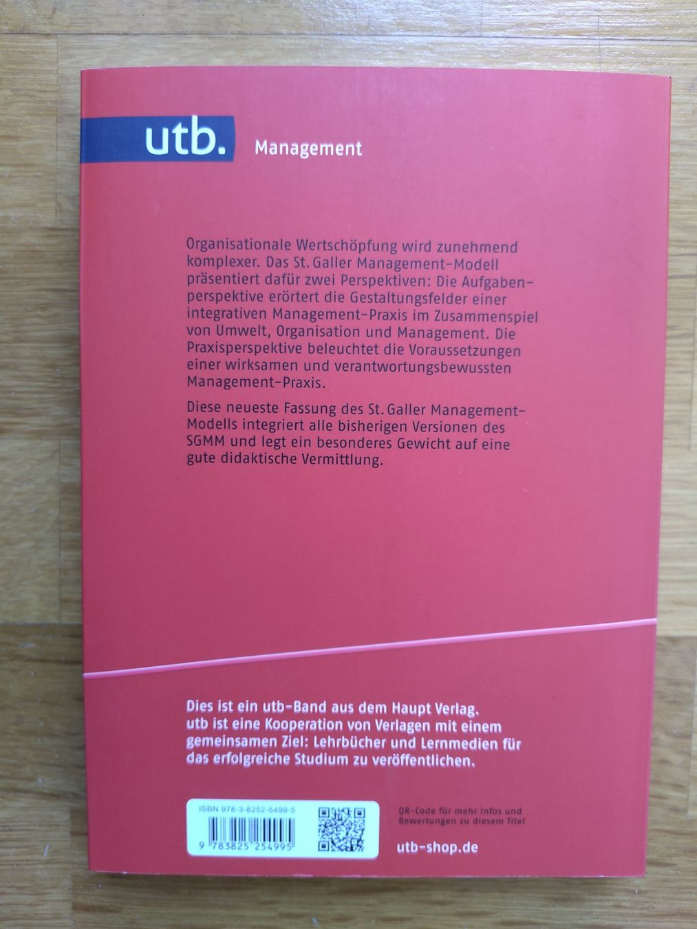 Bücher: Das St. Galler Management-Modell [Buch] – Gebraucht aus Zürich von migueleato 1