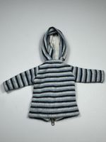 Vintage Barbie #975 Winter Holidays Zippered Hoodie Striped