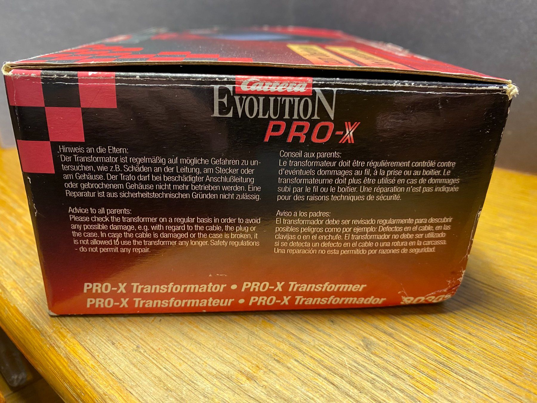 Carrera Piste: Carrera Evolution PRO-X Transformator 30305 - NEU + OVP – Nuovo e nell'imballaggio originale da Spiez venduto da Mlandcruiser 4