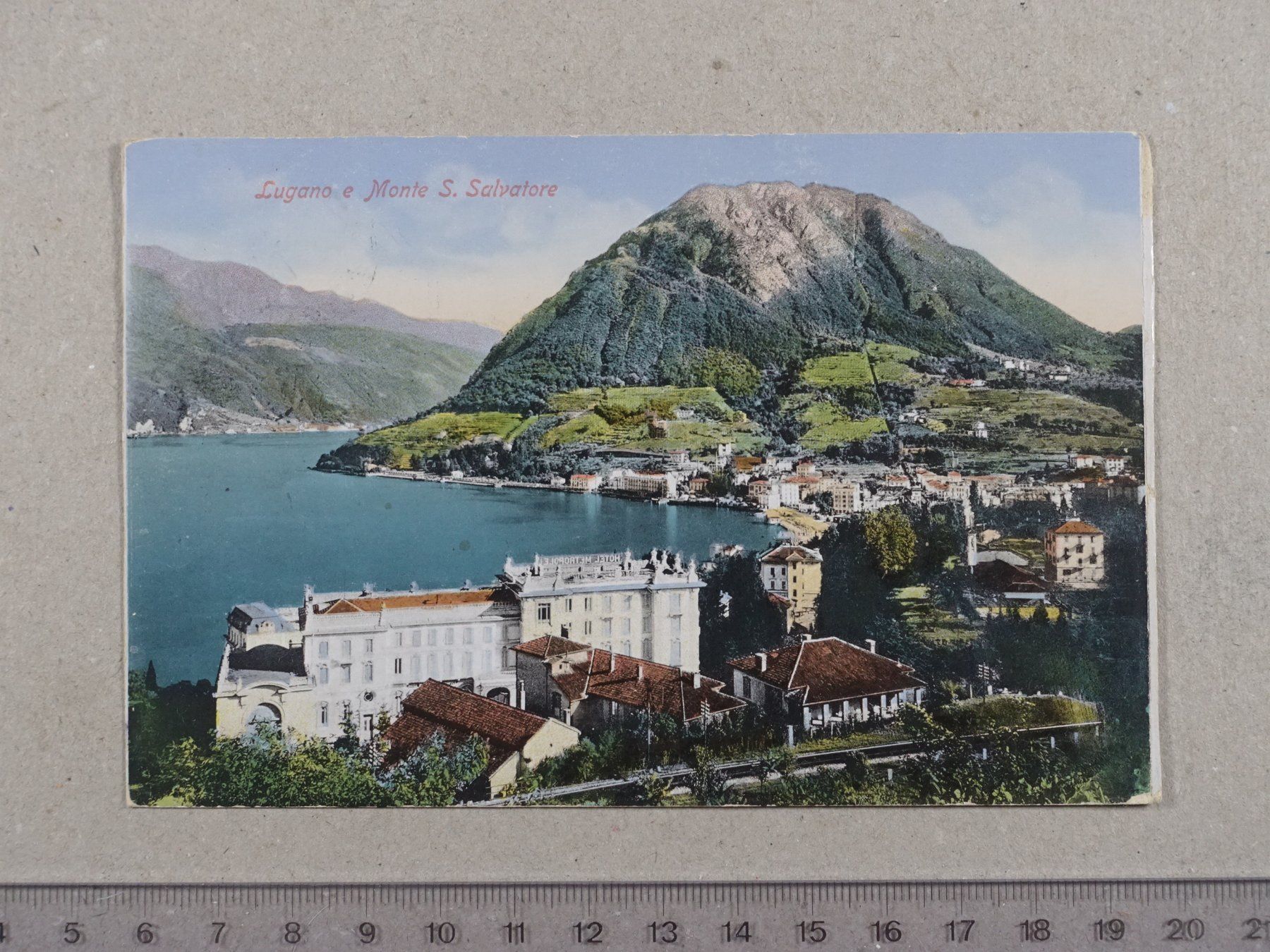 Cartes postales: Lugano, Feldpost Bataillon No. 61 – D'occasion à Lenzburg par fh1